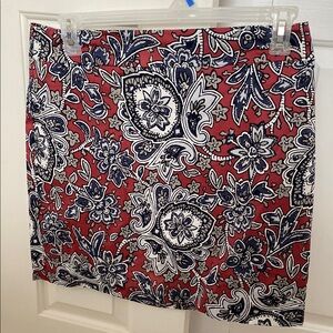 Floral/Paisley Loft outlet skirt